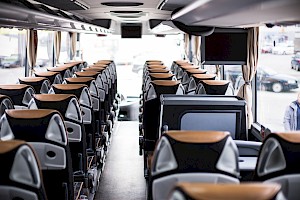 Mercedes – Benz Tourismo fotele drugie wejscie